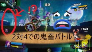 ＃ニンジャラ　チョコ柱とふんふん柱は2対4の試練をチャレンジ!!