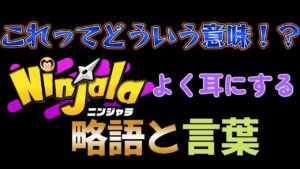 ニンジャラでよく耳にする略語と言葉を集めてみました【ニンジャラ／Ninjala】